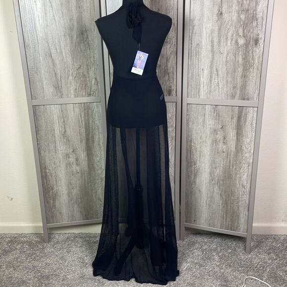 New! Mapale' Iman swimsuit maxi coverup dress women's M/L - Picture 8 of 12